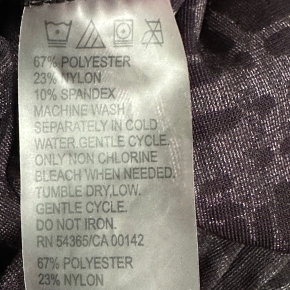 TanJay Purple Black Burnout Velvet Open Front Cardigan & Studded Tank Top Sz L - Picture 10 of 10